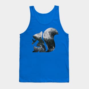 Squirrel and Landscape Tank Top